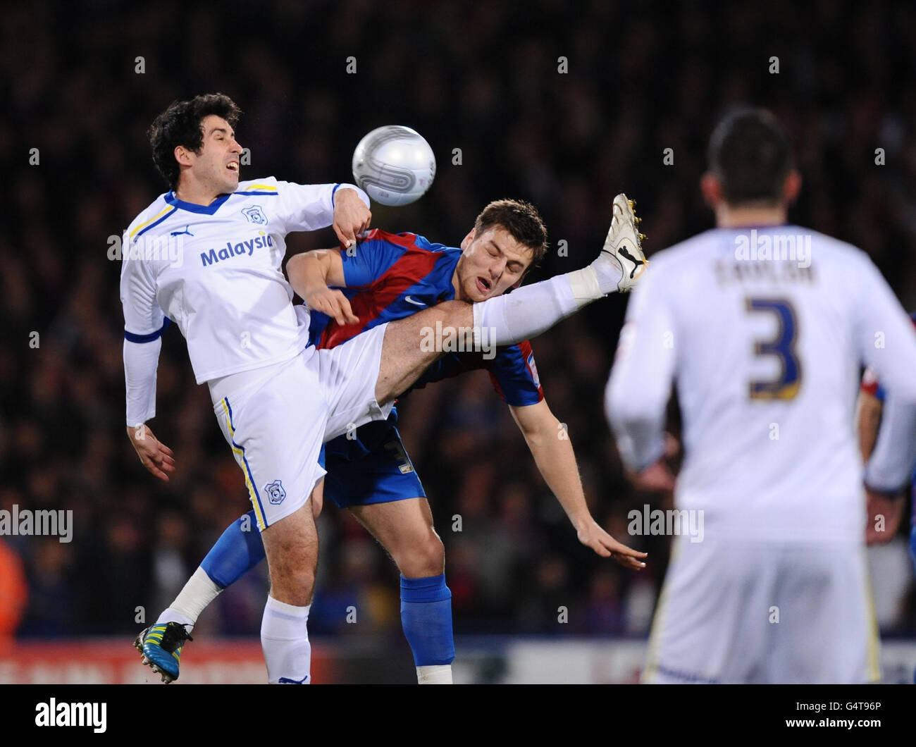 Football - Carling Cup - Demi-finale - Première étape - Crystal Palace v Cardiff City - Selhurst Park Banque D'Images