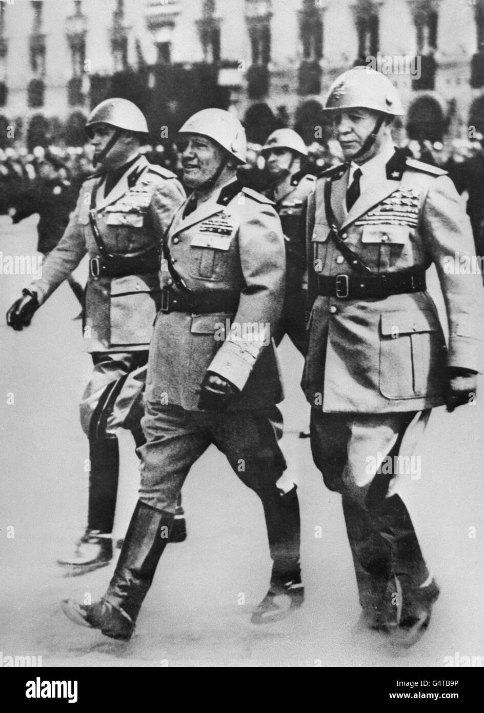 L'Italie fasciste : LA SECONDE GUERRE MONDIALE, 1939-1945 Banque D'Images