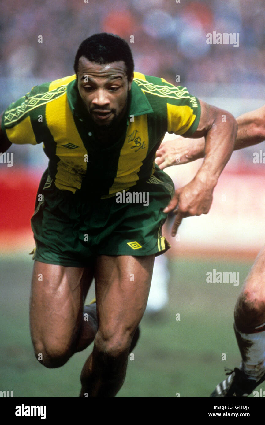 Football - League Division One - Southampton v West Bromwich Albion - The Dell.Cyrille Regis, Albion de West Bromwich Banque D'Images