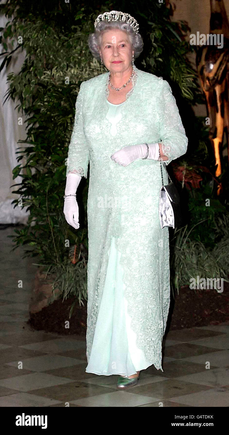 Image - La reine Elizabeth II visite en Afrique du Sud Banque D'Images