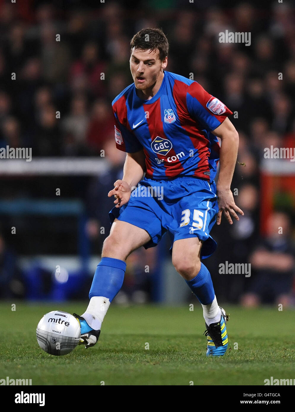 Football - Carling Cup - demi finale - première étape - Crystal Palace v Cardiff City - Selhurst Park. Chris Martin, Crystal Palace Banque D'Images