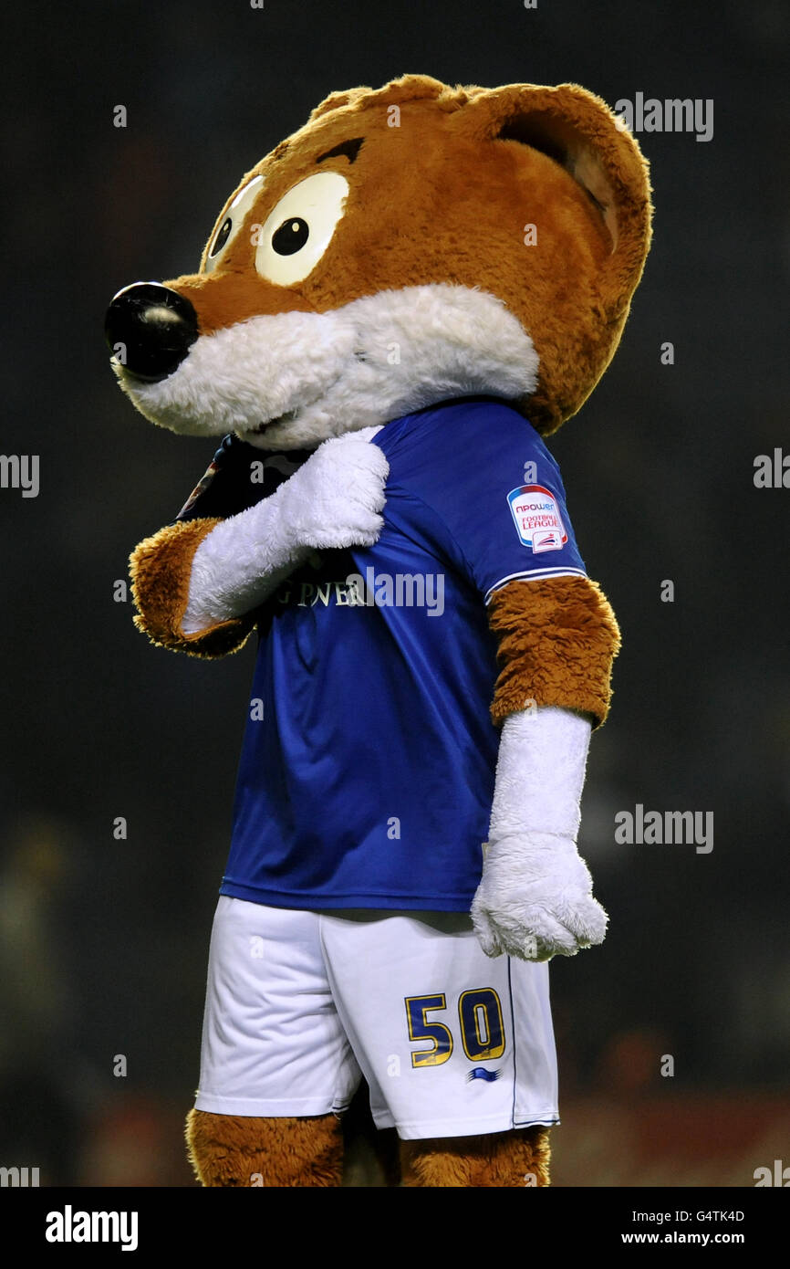 Football - FA Cup - troisième tour Replay - Leicester City / Nottingham Forest - King Power Stadium. La mascotte de Leicester City Filbert Fox Banque D'Images