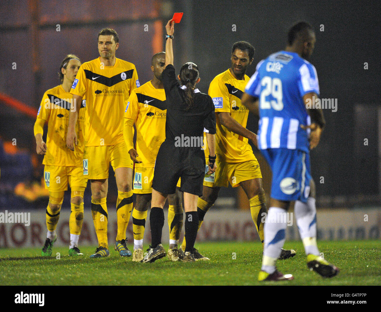 Soccer - Blue Square Premier League - Stockport County v AFC Telford United - Edgeley Park Banque D'Images