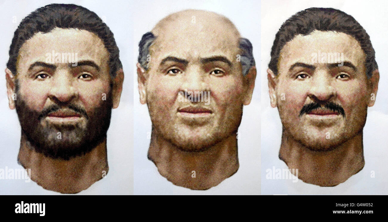 La police a émis la photo d'une image informatisées de la victime du meurtre qui reste non identifiée, un an après que son corps démembré ait été trouvé à côté de la Tamise. * malgré l'utilisation de cette image de la victime assistée par ordinateur compilée par des experts judiciaires, des enquêtes internationales et une récompense de 5,000, les détectives n'ont toujours aucune idée de qui était l'homme. Banque D'Images