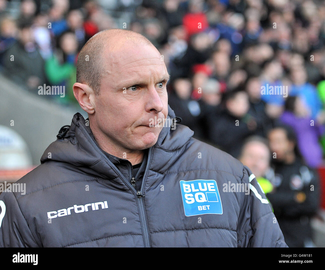 Soccer - Blue Square Premier League - Darlington / Fleetwood Town - The Northern Echo Darlington Arena.Craig Liddle, directeur de Darlington Banque D'Images