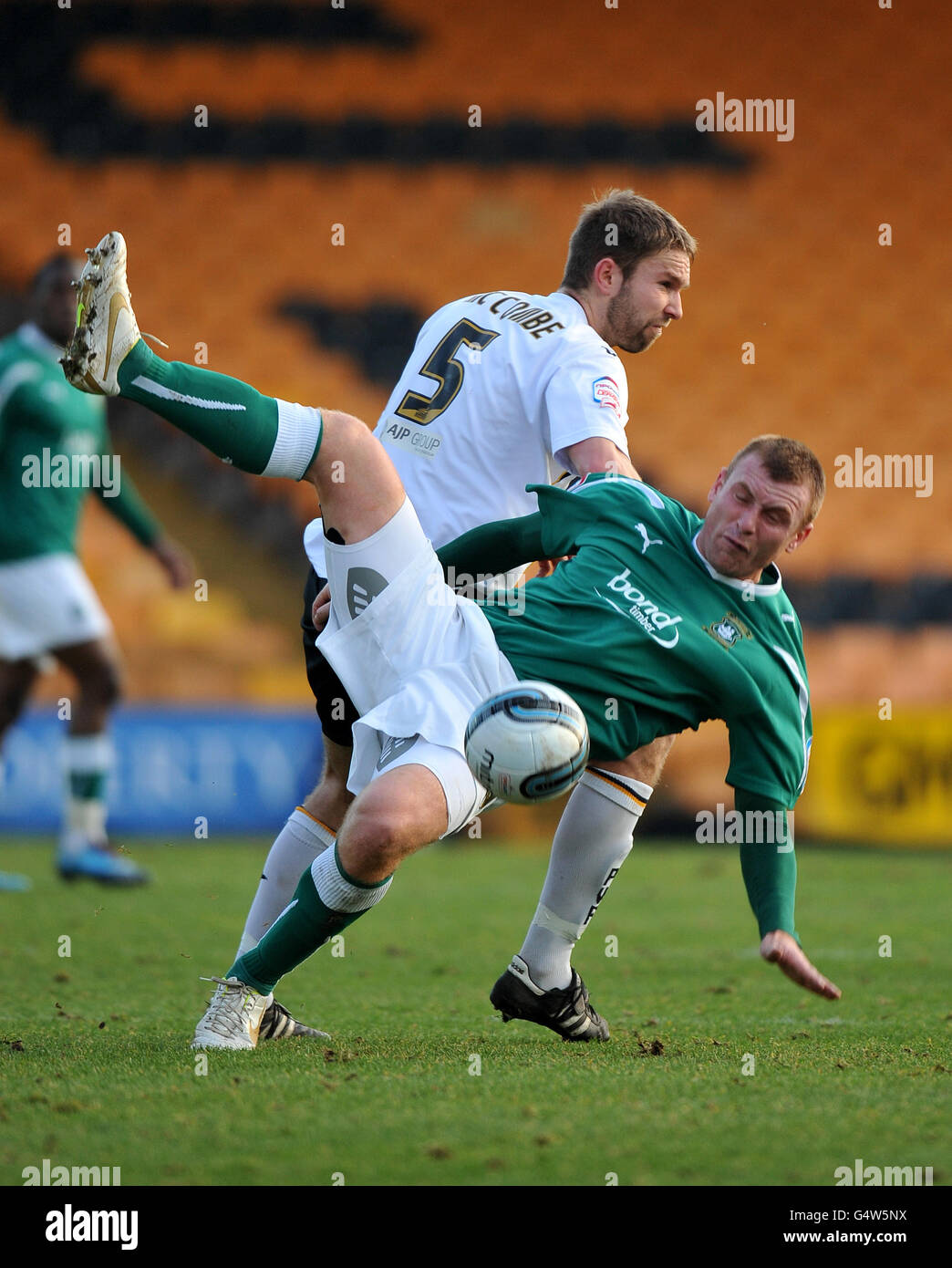 - Football npower Football League deux - Port Vale v Plymouth Argyle - Vale Park Banque D'Images