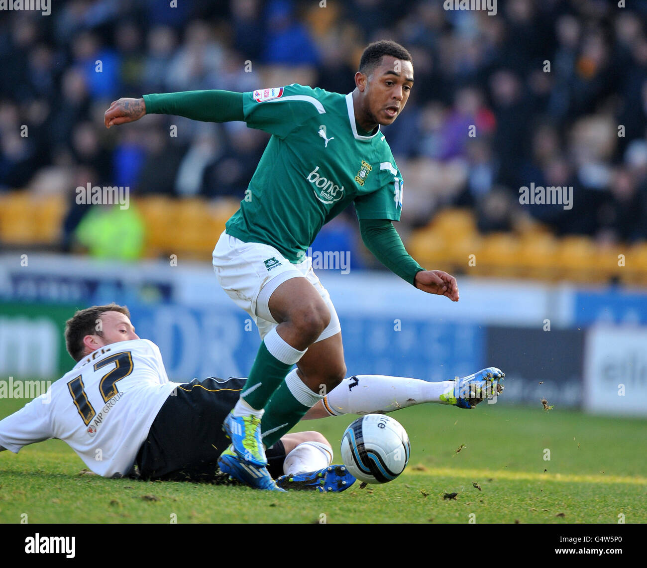 - Football npower Football League deux - Port Vale v Plymouth Argyle - Vale Park Banque D'Images