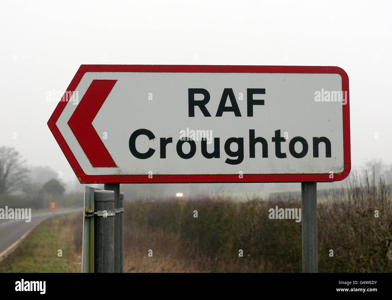 Garçon tiré dans la tête.RAF Broughton où était basé le père d'un garçon de 13 ans décédé dimanche dans leur maison familiale. Banque D'Images