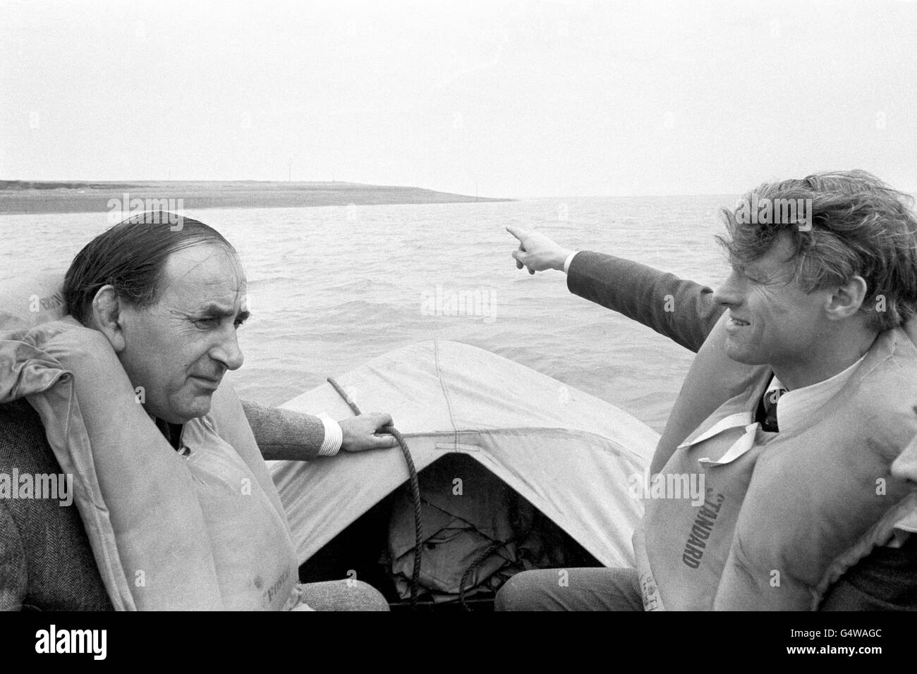 Transports - troisième aéroport de London Site proposé - Maplin, Essex Banque D'Images