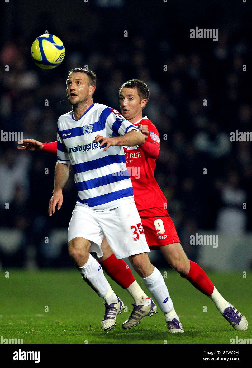 Football - FA Cup - troisième ronde Replay - Queens Park Rangers v Milton Keynes Dons - Loftus Road Banque D'Images