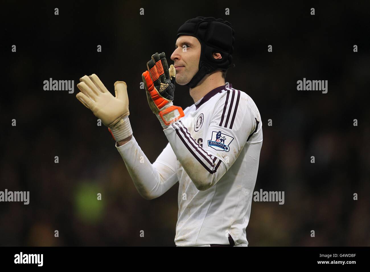 Soccer - Barclays Premier League - Norwich City / Chelsea - Carrow Road. Petr Cech, gardien de but de Chelsea Banque D'Images