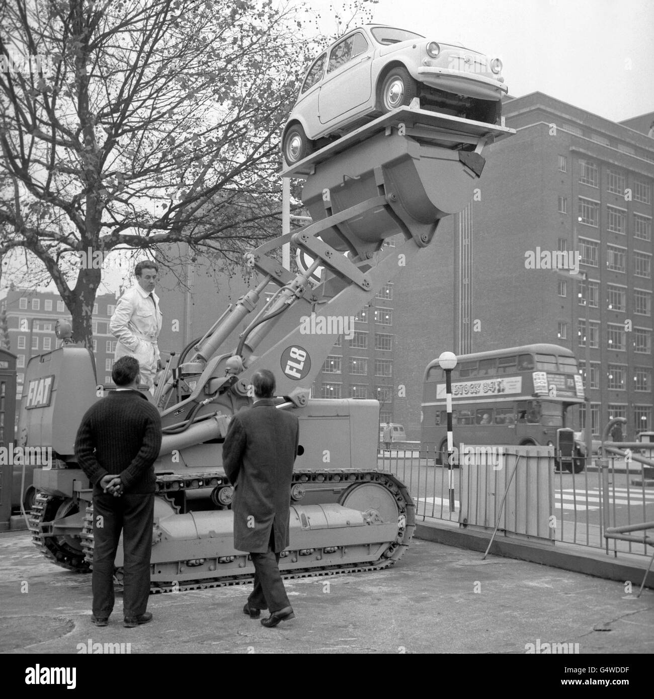 Automobile - Fiat 500 - Londres Banque D'Images