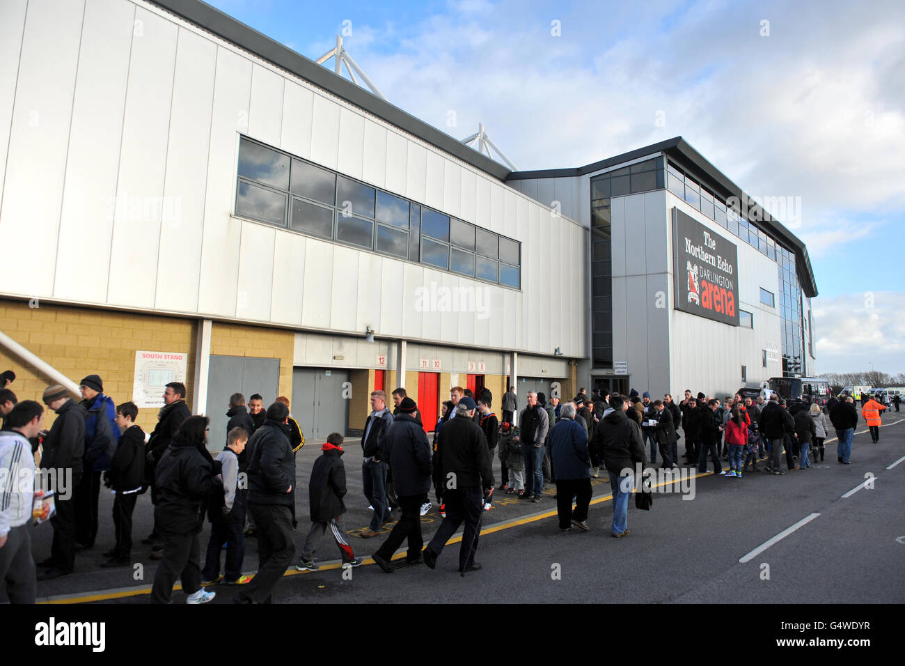 Soccer - Blue Square Premier League - v de la ville de Darlington 5000 - L'Echo du Nord Darlington Arena Banque D'Images