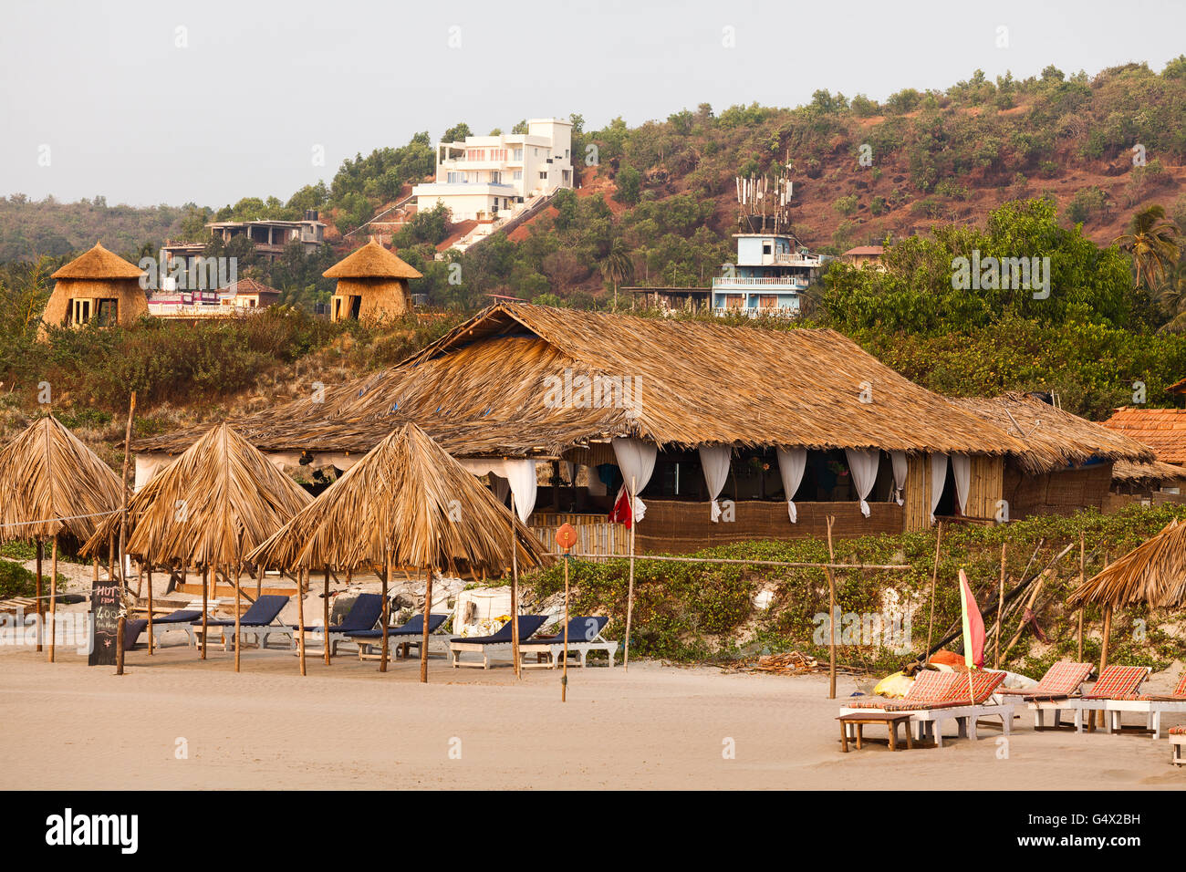 plage de Goa Banque D'Images