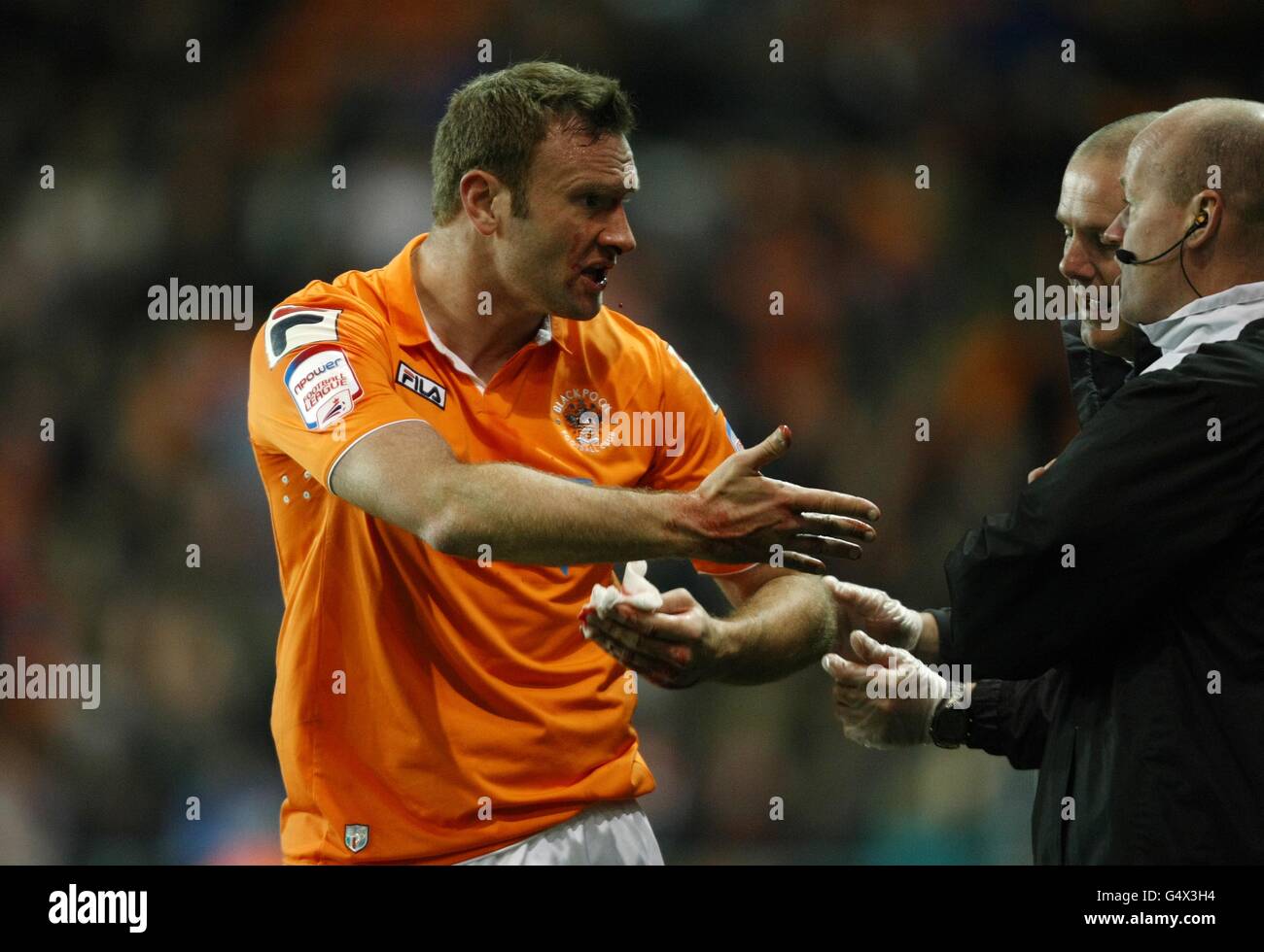 Soccer - npower Football League Championship - Théâtre - Semi Final - Première étape - Blackpool v Birmingham City - Bloomfield Road Banque D'Images
