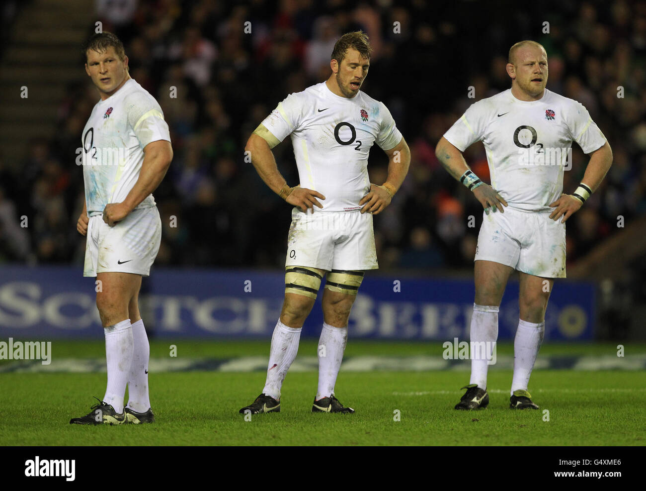 Rugby Union - RBS 6 Nations Championship 2012 - Ecosse v Angleterre - Murrayfield Banque D'Images