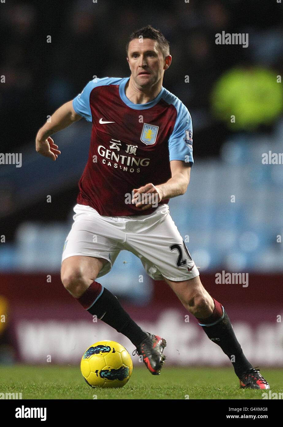 Football - Barclays Premier League - Aston Villa / Queens Park Rangers - Villa Park.Robbie Keane, Aston Villa Banque D'Images