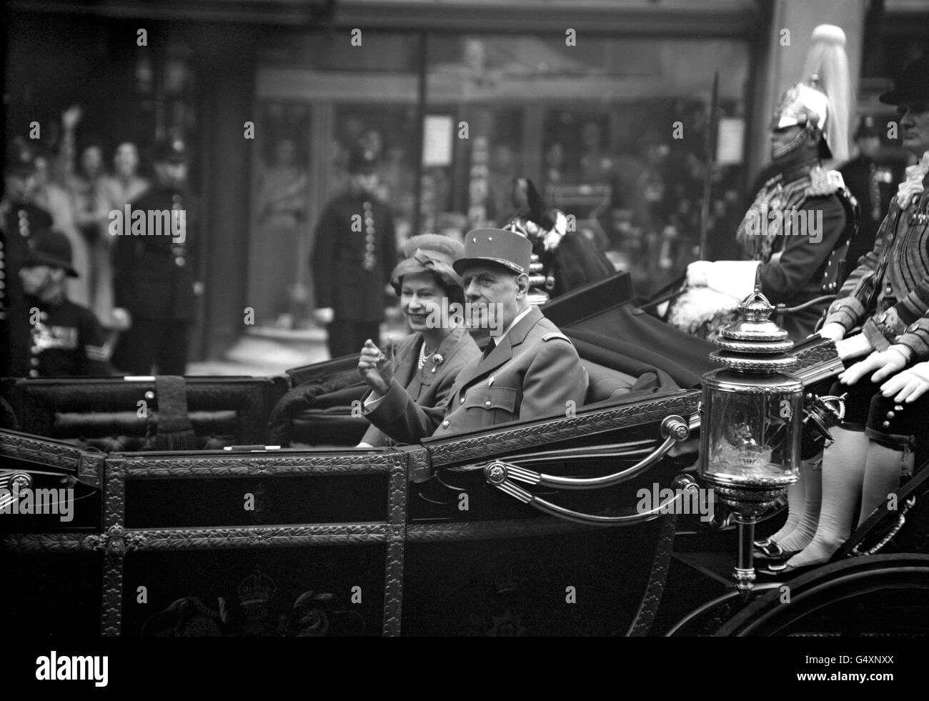 Politique - Le président Charles de Gaulle Visite d'État au Royaume-Uni - Londres Banque D'Images