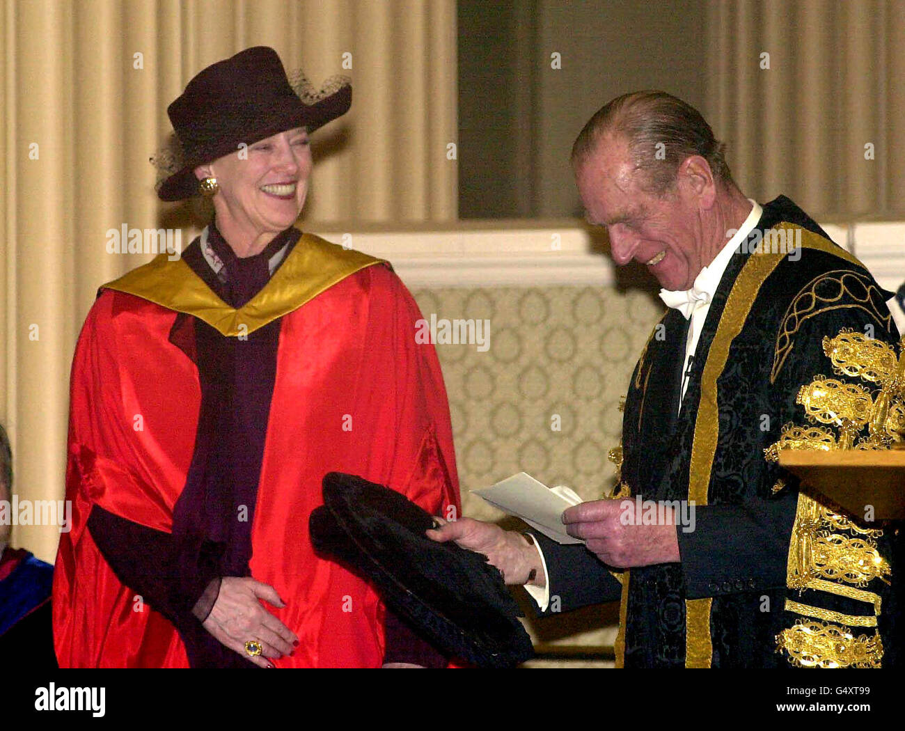 La reine Margrethe degré Banque D'Images