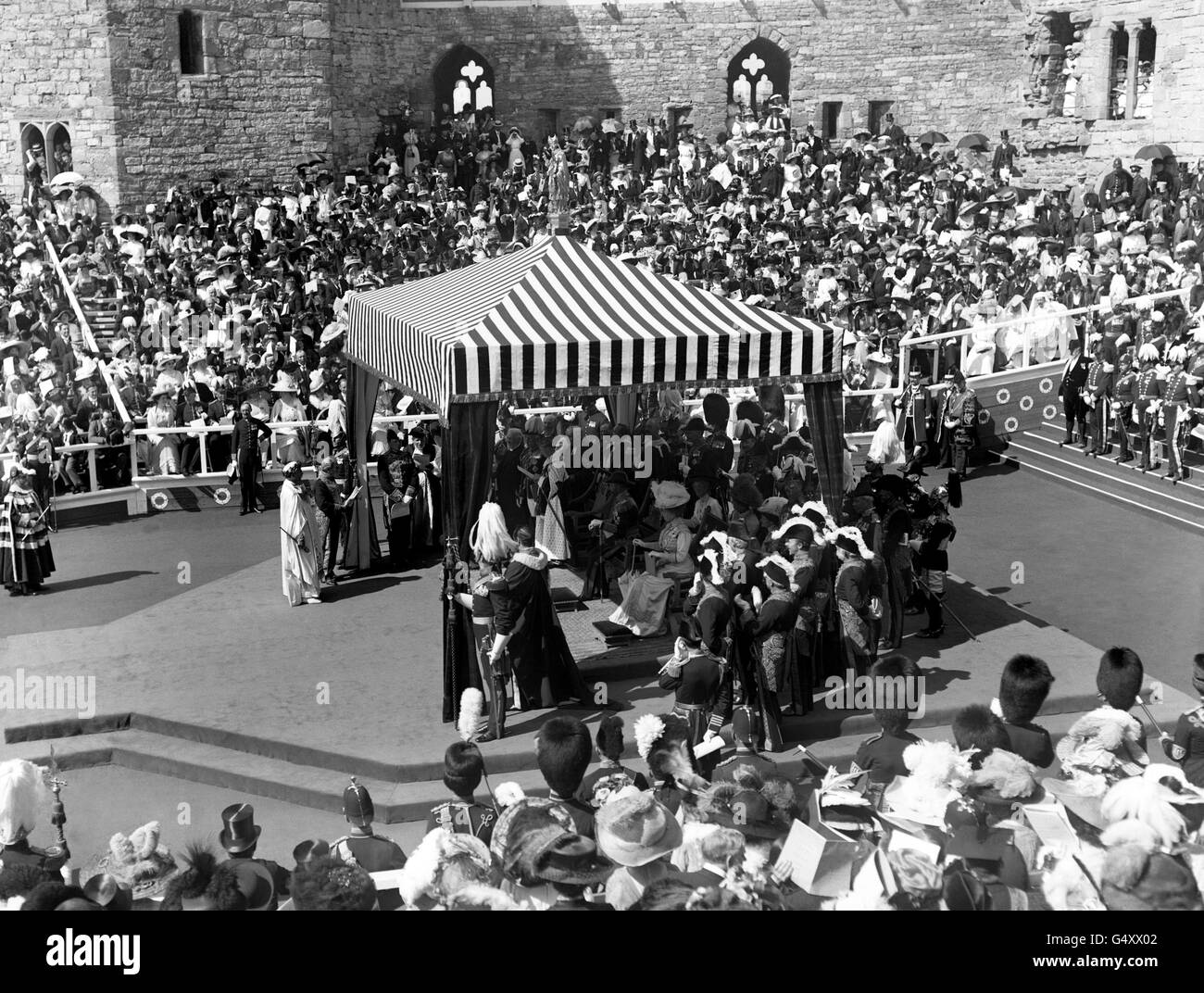 Image - Prince de Galles - le château de Caernarfon Banque D'Images