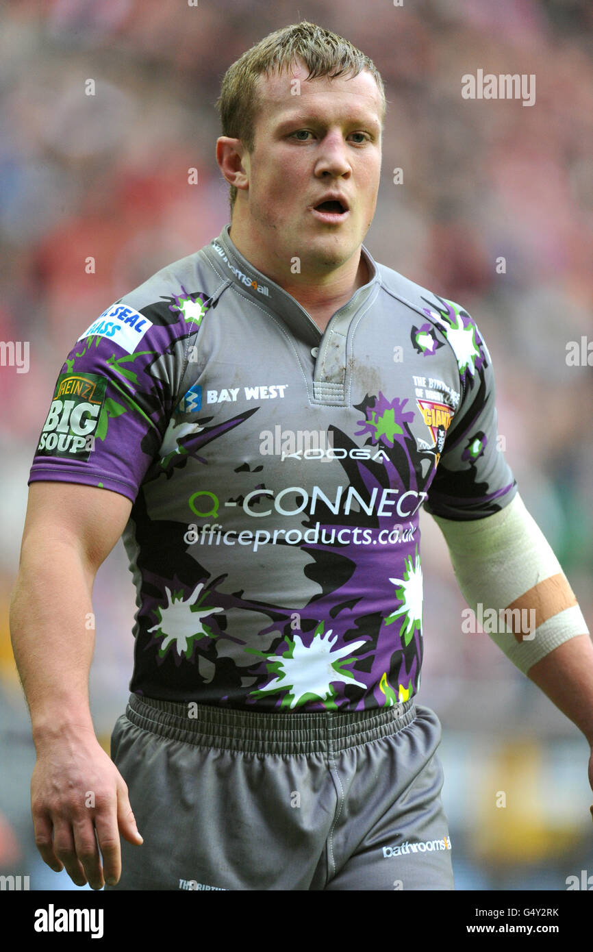 Rugby League - Stobart Super League - Wigan Warriors / Huddersfield Giants - DW Stadium.Luke Robinson, Huddersfield Giants Banque D'Images