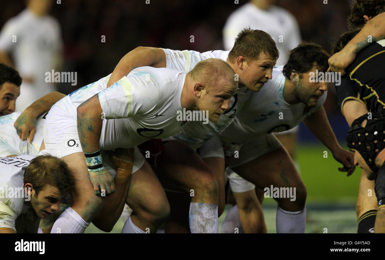 Rugby Union - RBS 6 Nations Championship 2012 - Ecosse v Angleterre - Murrayfield Banque D'Images
