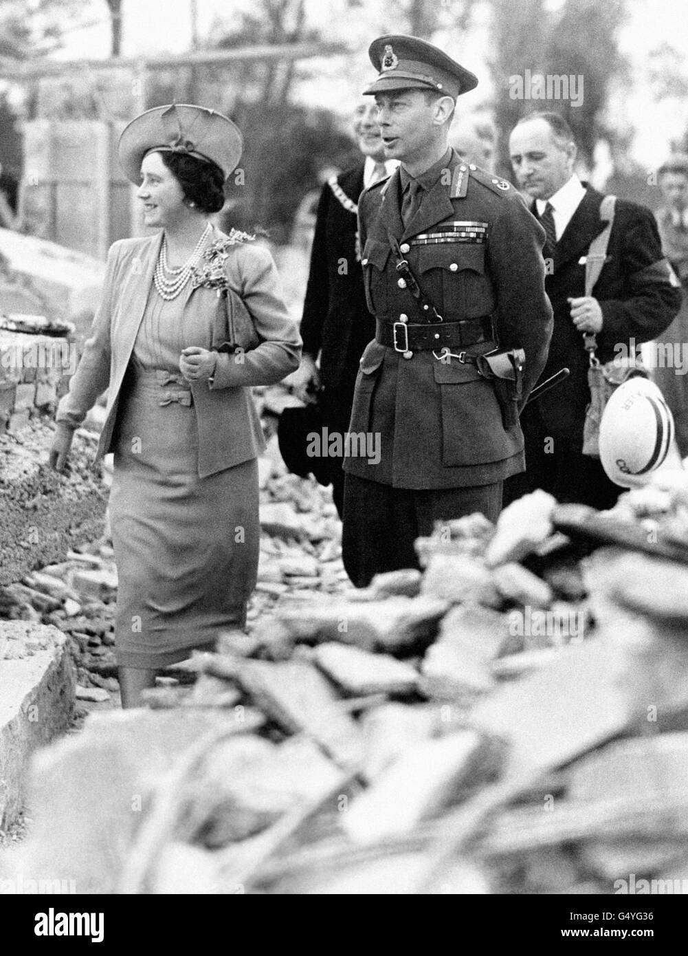 La Seconde Guerre mondiale - Le Blitz - Londres Banque D'Images