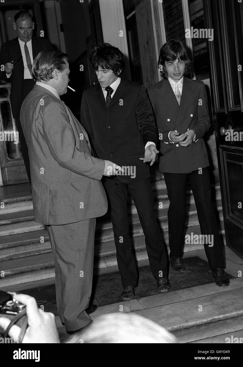 Rolling Stones Law Courts Banque D'Images
