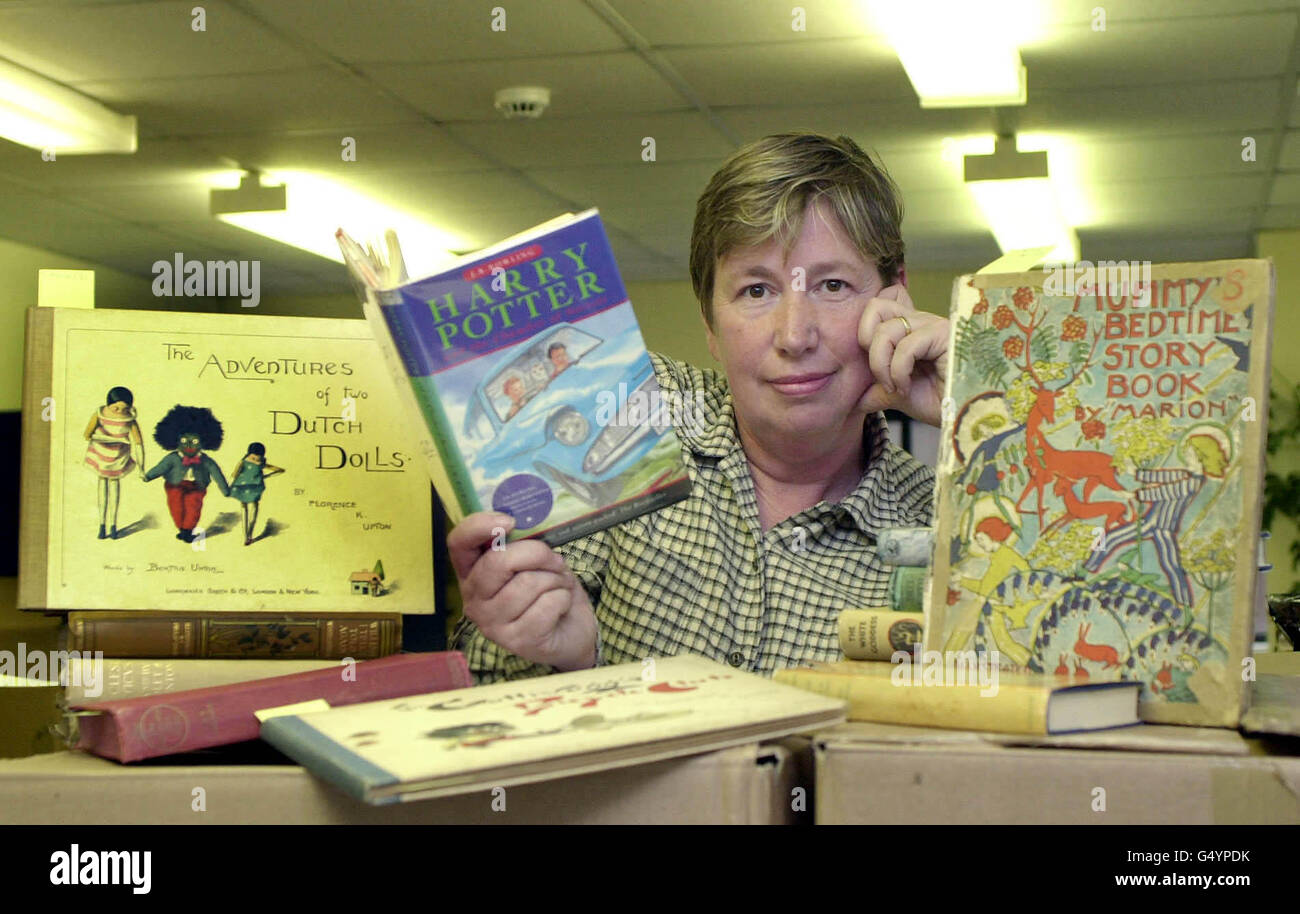 Vente aux enchères Livre d'Oxfam Banque D'Images