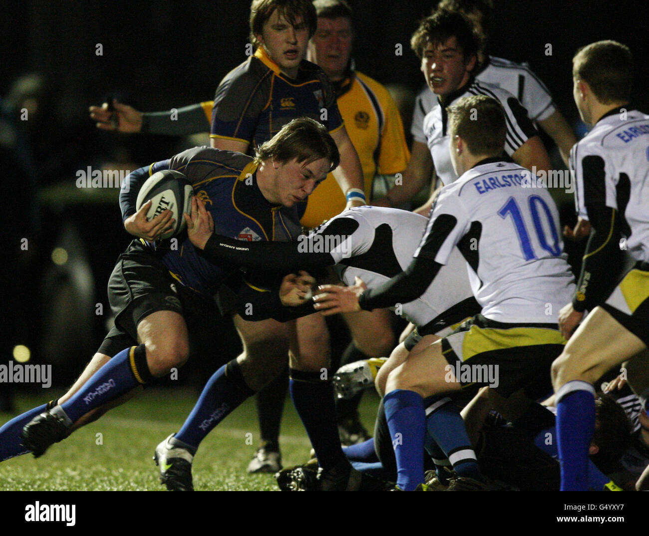 Rugby Union - Brewin Dolphin journée finale de la plaque - moins de 18 Final - Carrick v The Briars Guesthouse - stade Murrayfield Banque D'Images