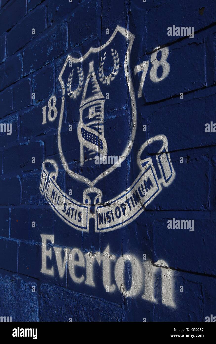 Football - FA Cup - 5e tour - Everton v Blackpool - Goodison Park Banque D'Images