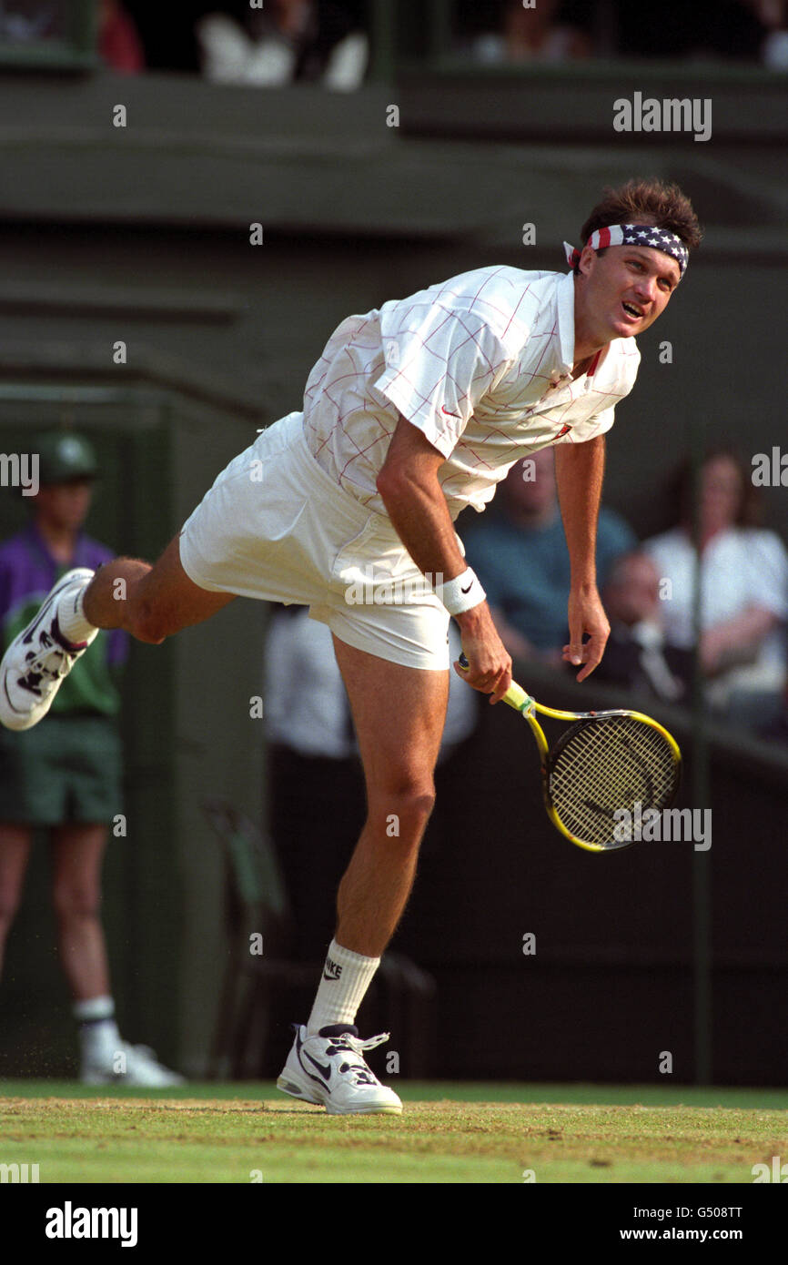 Tennis - 1995 Wimbledon Championships - Men's Singles - Third Round ...