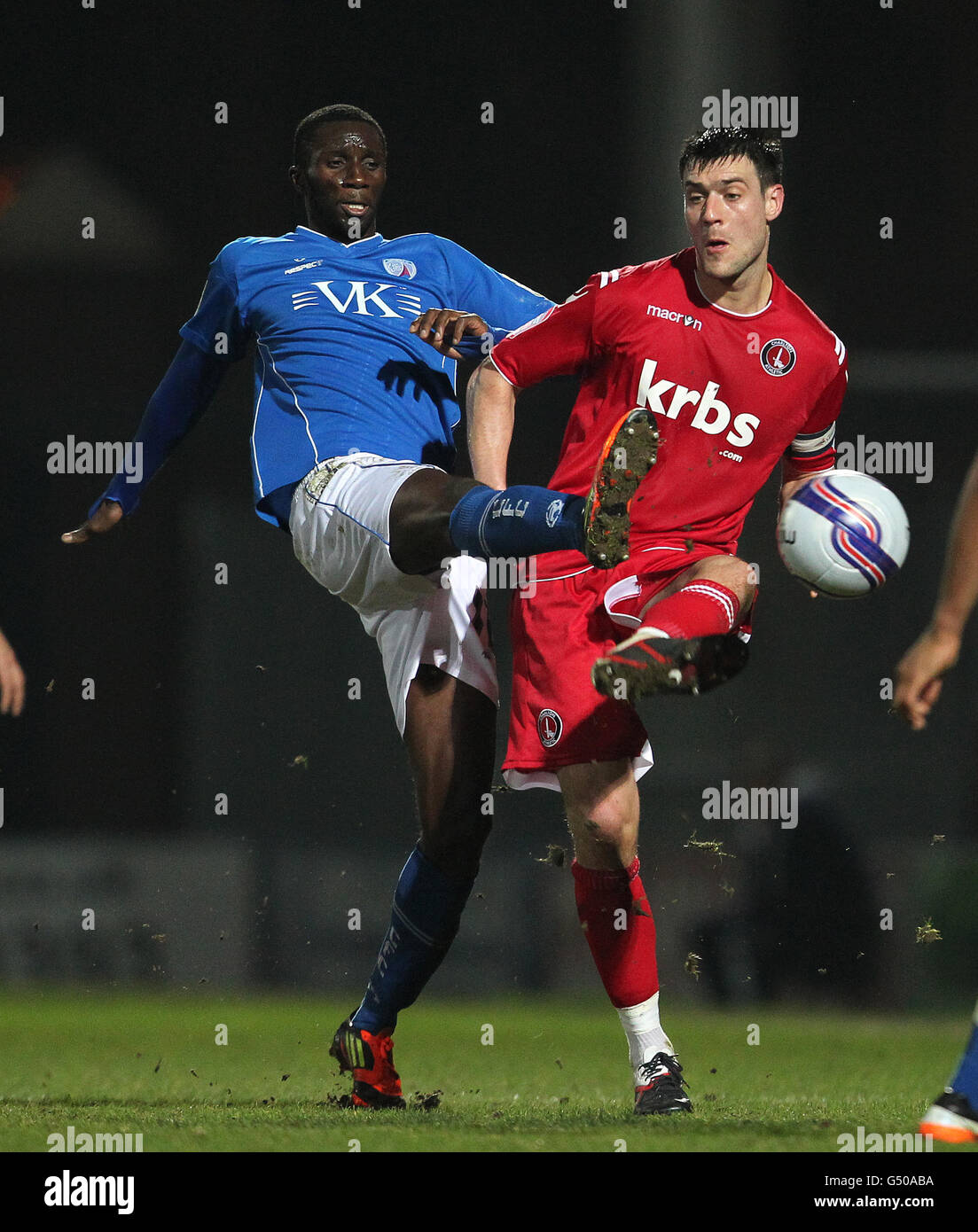 - Football npower Football League One - Chesterfield v Charlton Athletic - b2net Stadium Banque D'Images