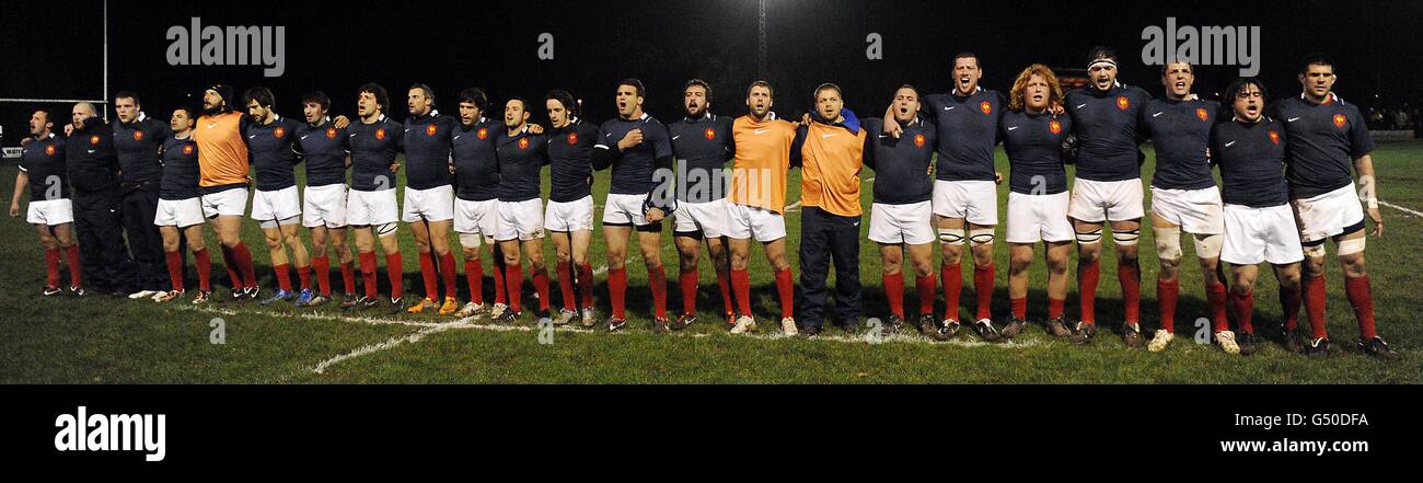 Rugby Union - Club International - Ecosse Club XV v XV de France - Millbrae Banque D'Images