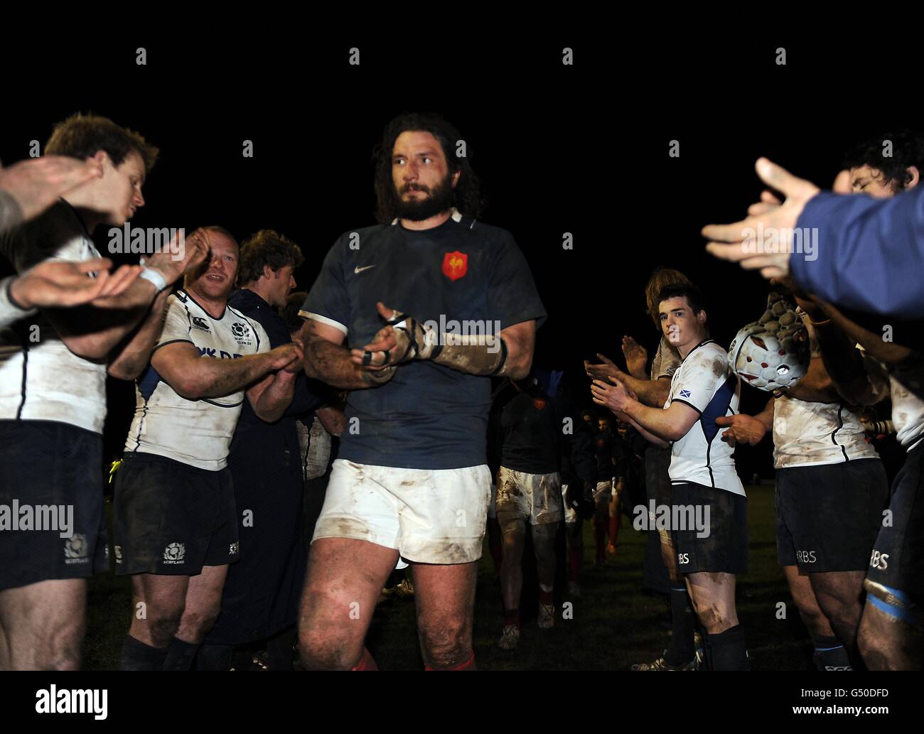 Rugby Union - Club International - Ecosse Club XV v XV de France - Millbrae Banque D'Images