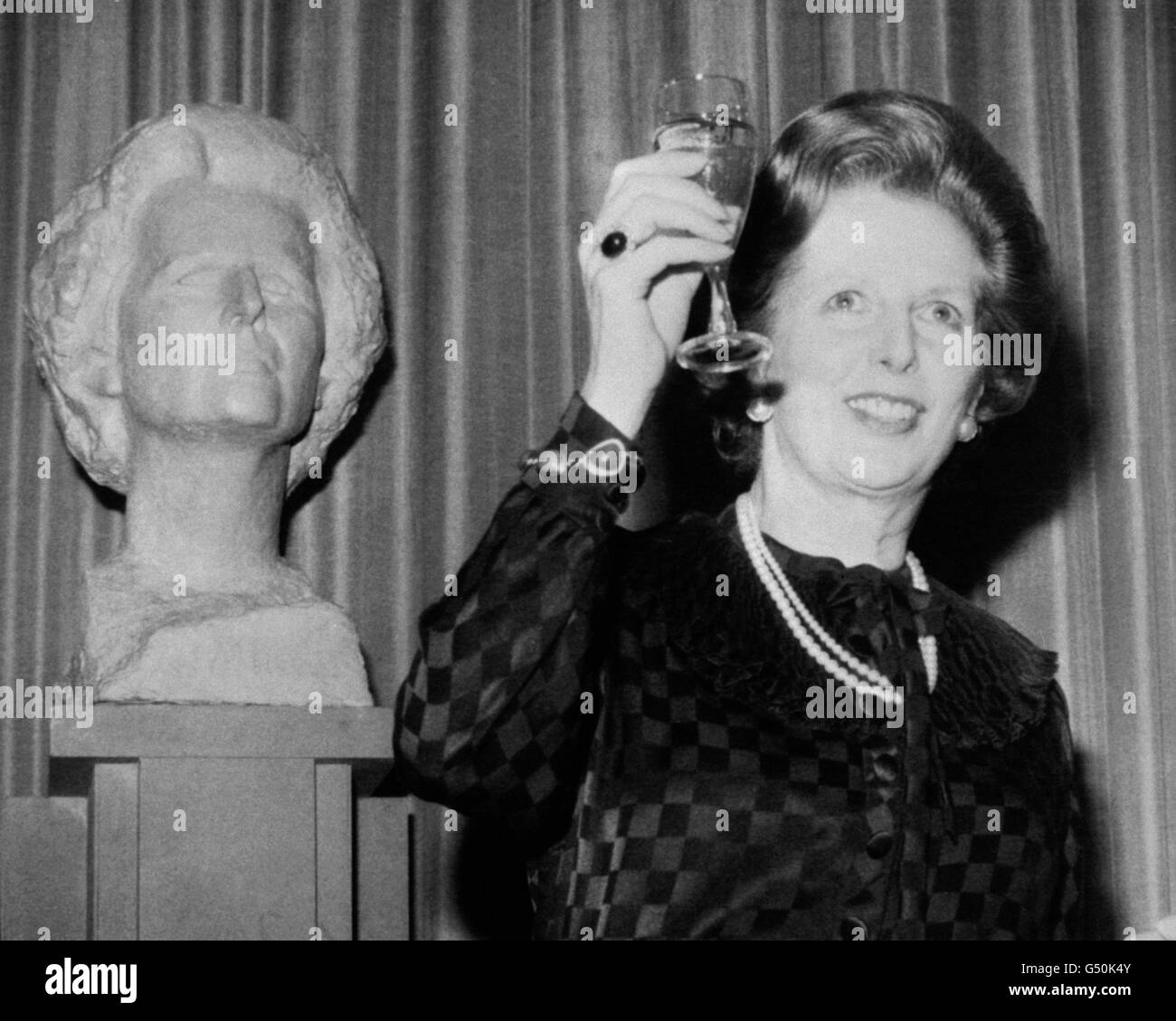 Politique - Margaret Thatcher - Somerville College, Oxford Banque D'Images