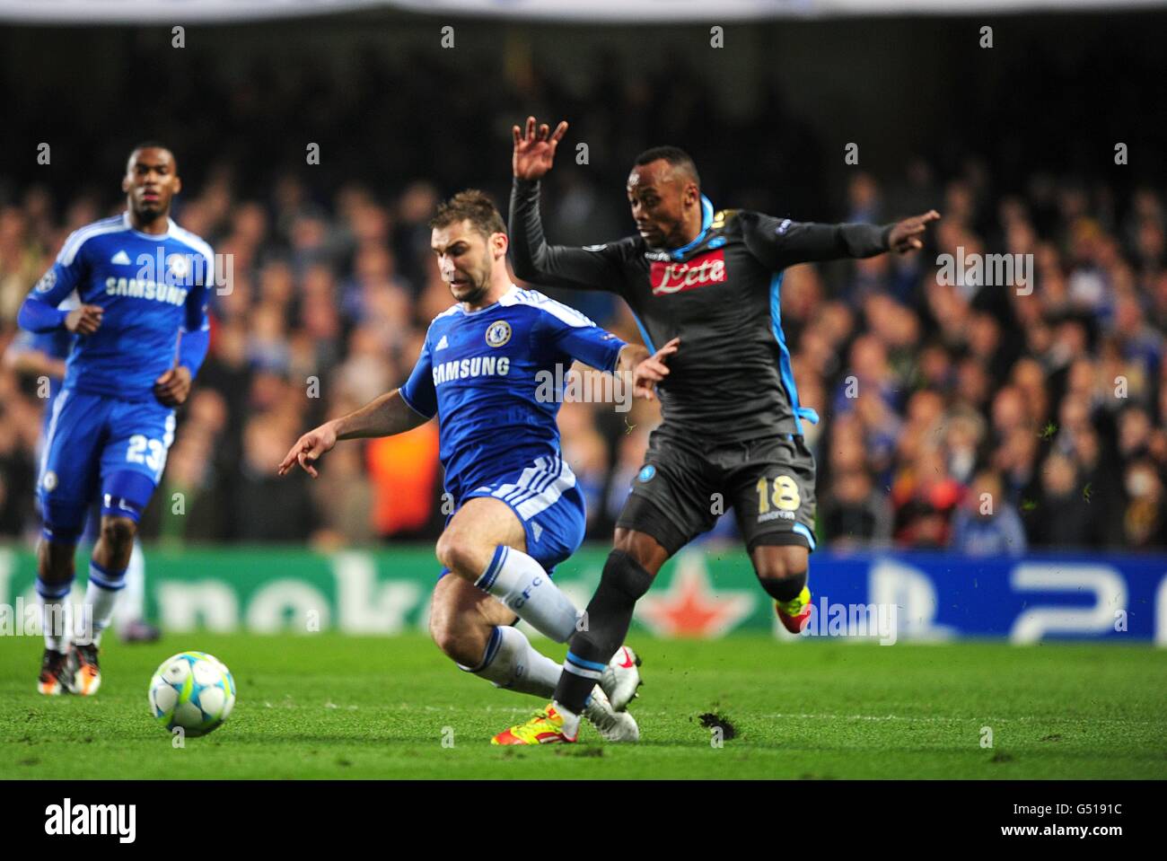 Football - Ligue des Champions - tour de 16 - deuxième manche - Chelsea v Napoli - Stamford Bridge Banque D'Images