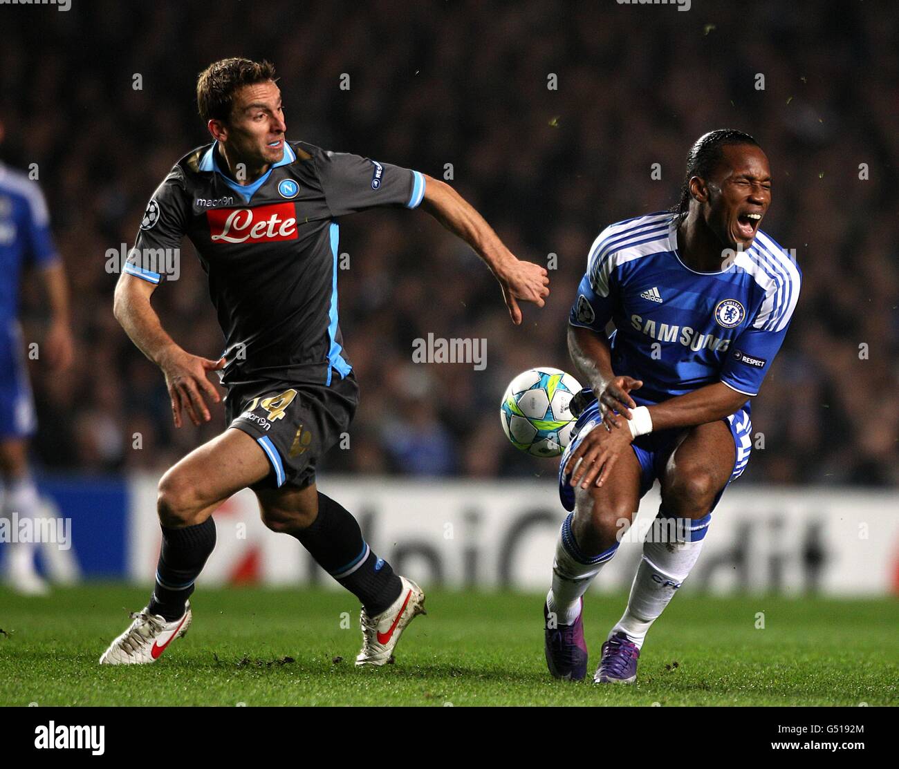 Football - Ligue des Champions - tour de 16 - deuxième manche - Chelsea v Napoli - Stamford Bridge Banque D'Images