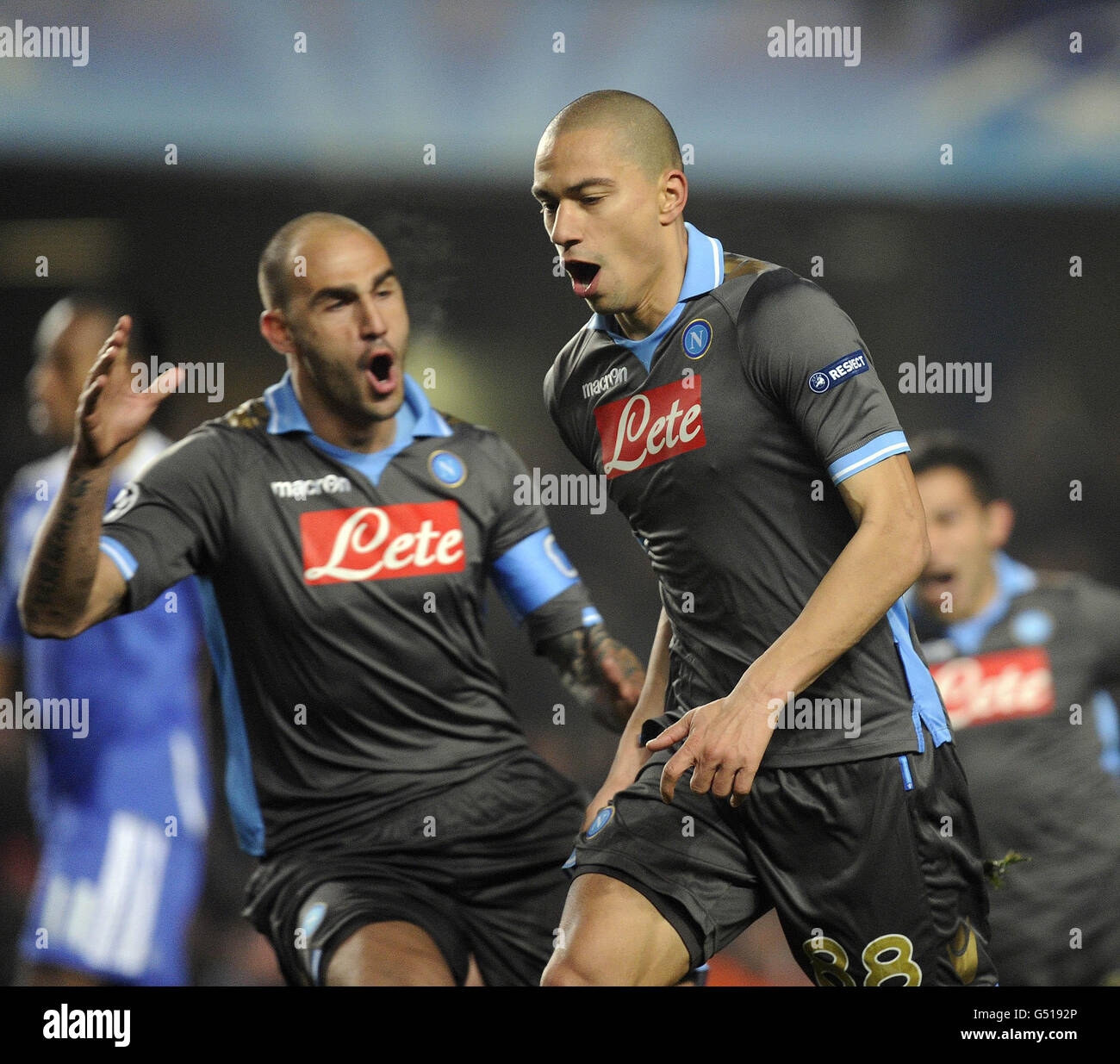 Football - Ligue des Champions - tour de 16 - deuxième manche - Chelsea v Napoli - Stamford Bridge Banque D'Images