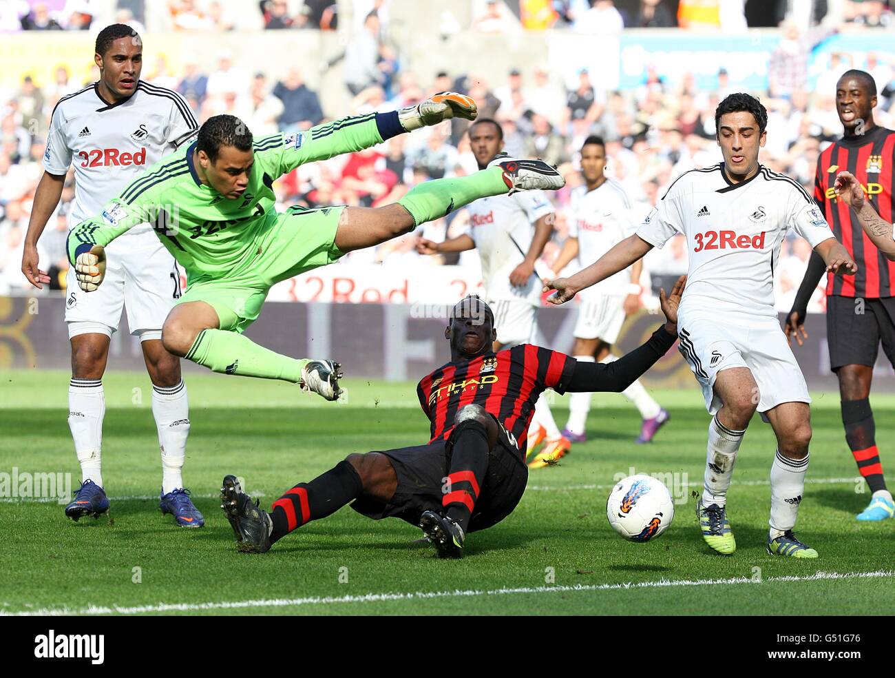 Soccer - Barclays Premier League - Swansea City v Manchester City - stade Liberty Banque D'Images