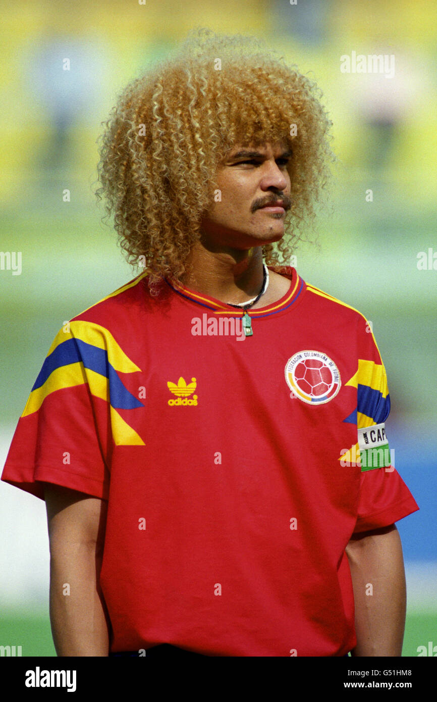 - Coupe du Monde de football Italia 90 - Colombie Banque D'Images