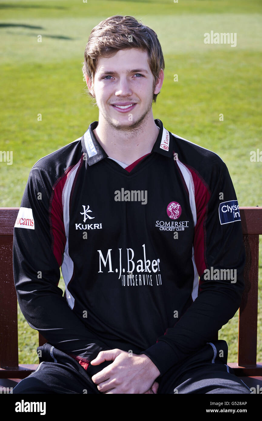 Cricket - 2012 Somerset Photocall - terrain de comté. Craig Meschede, Somerset County Cricket Club Banque D'Images