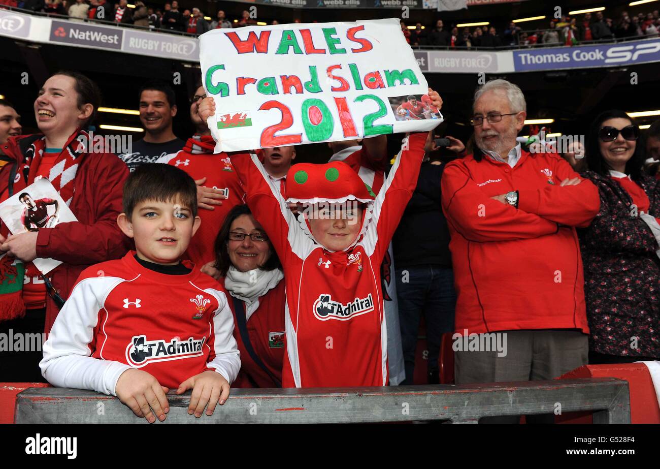 Rugby Union - RBS 6 Nations Championship 2012 - Pays de Galles v France - Millennium Stadium Banque D'Images