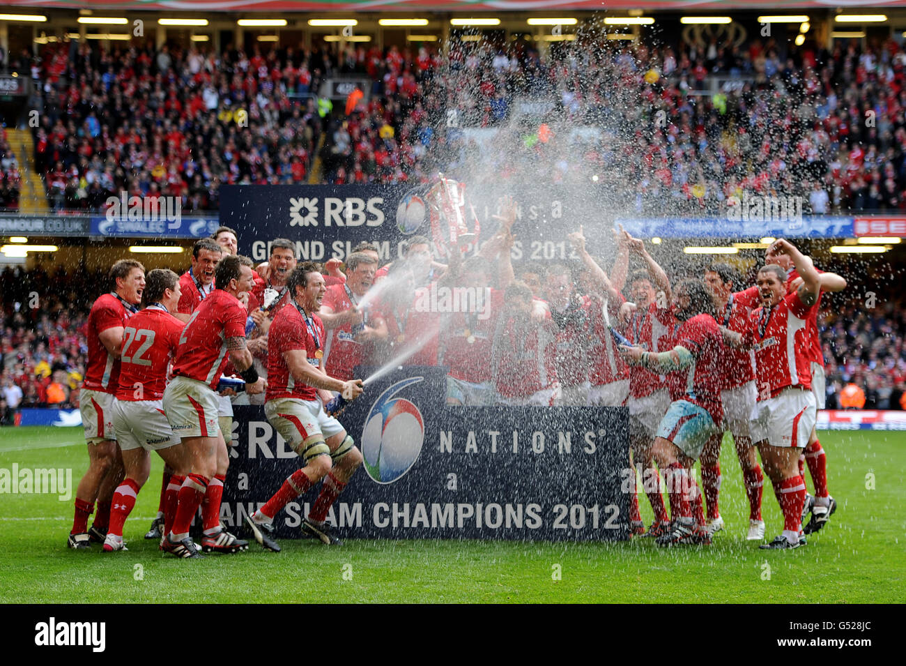 Rugby Union - RBS 6 Nations Championship 2012 - Pays de Galles v France - Millennium Stadium Banque D'Images