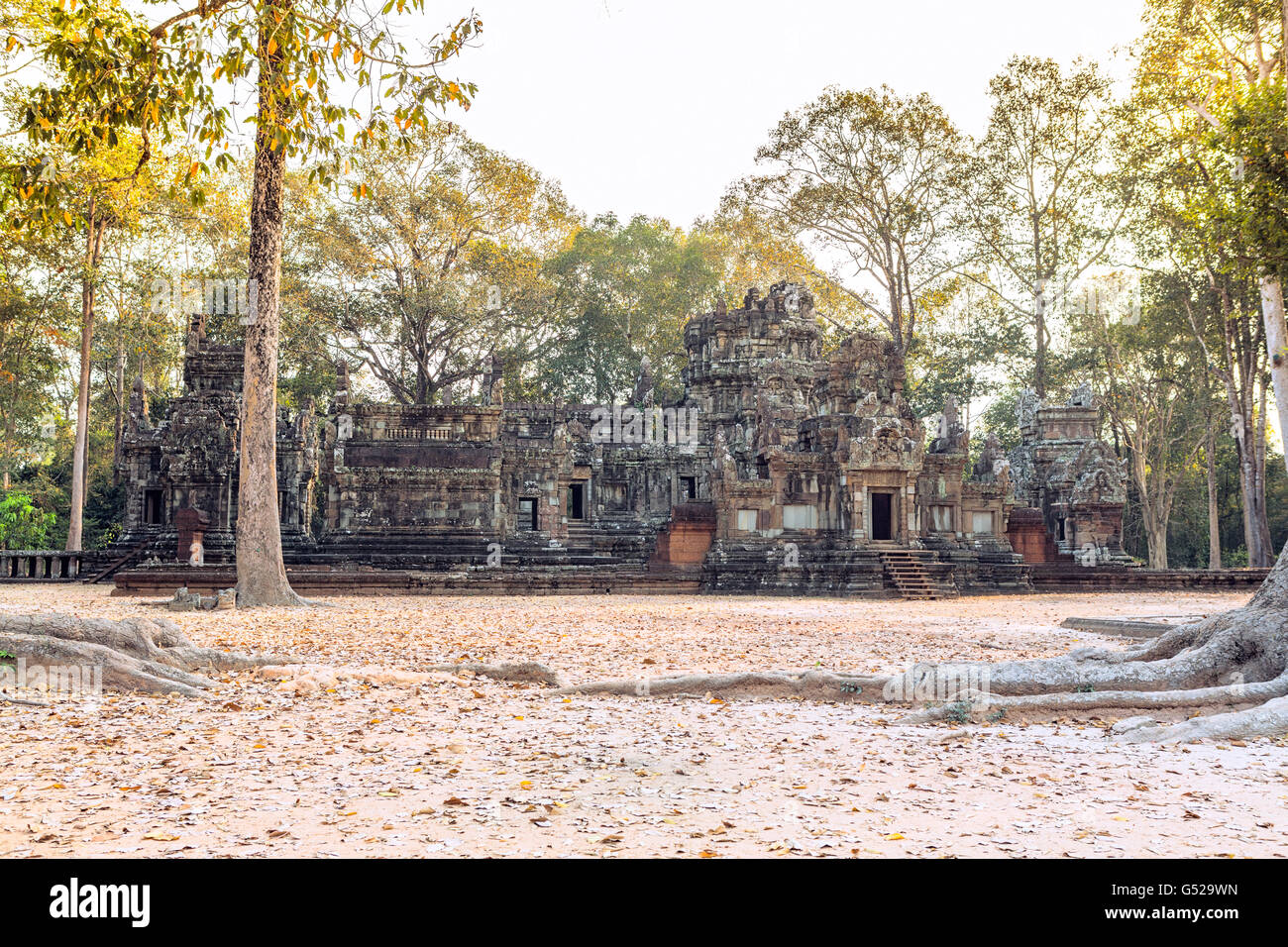 Chau Say Tevoda temple hindou à Angkor construit sous le règne du Roi Dharanindravarman Banque D'Images