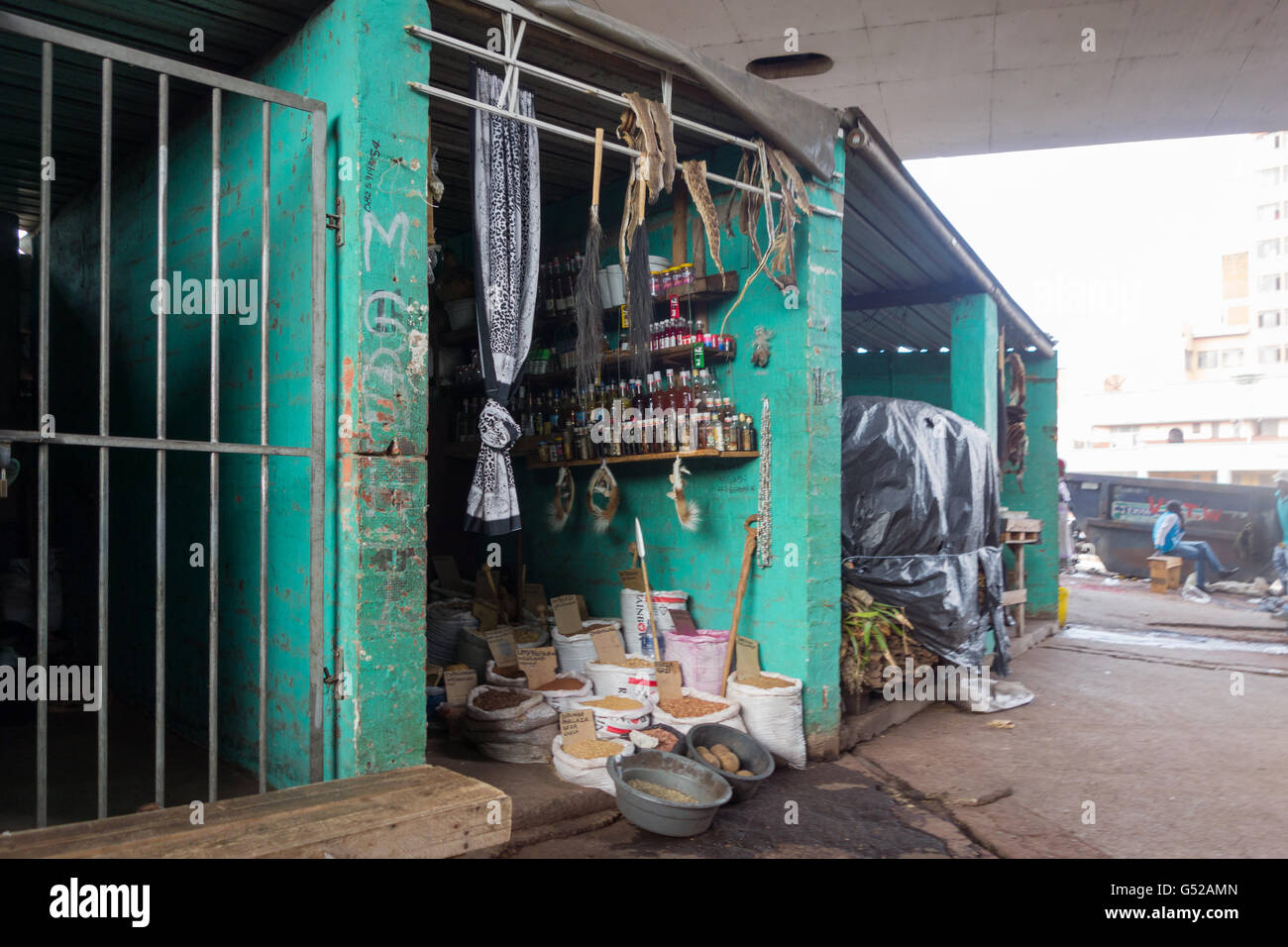 L'Afrique du Sud, le KwaZulu-Natal, Berea, magnifique marché Warwick à Durban Banque D'Images