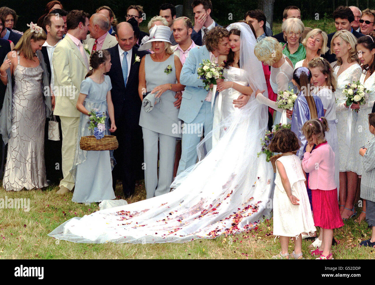 Mariage de Jamie Oliver Banque D'Images