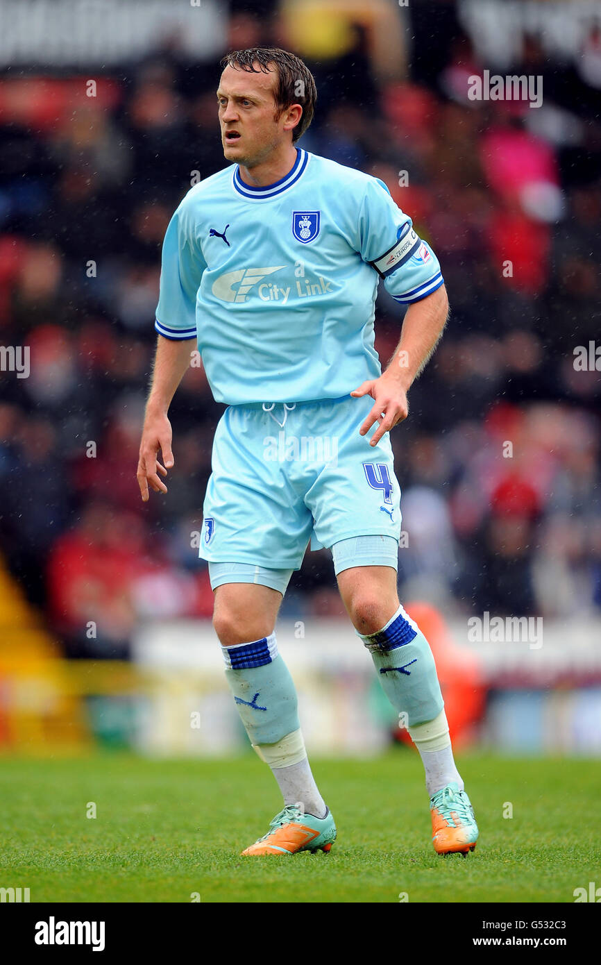 Football - championnat de la npower football League - Bristol City / Coventry City - Ashton Gate. Sammy Clingan, Coventry City Banque D'Images