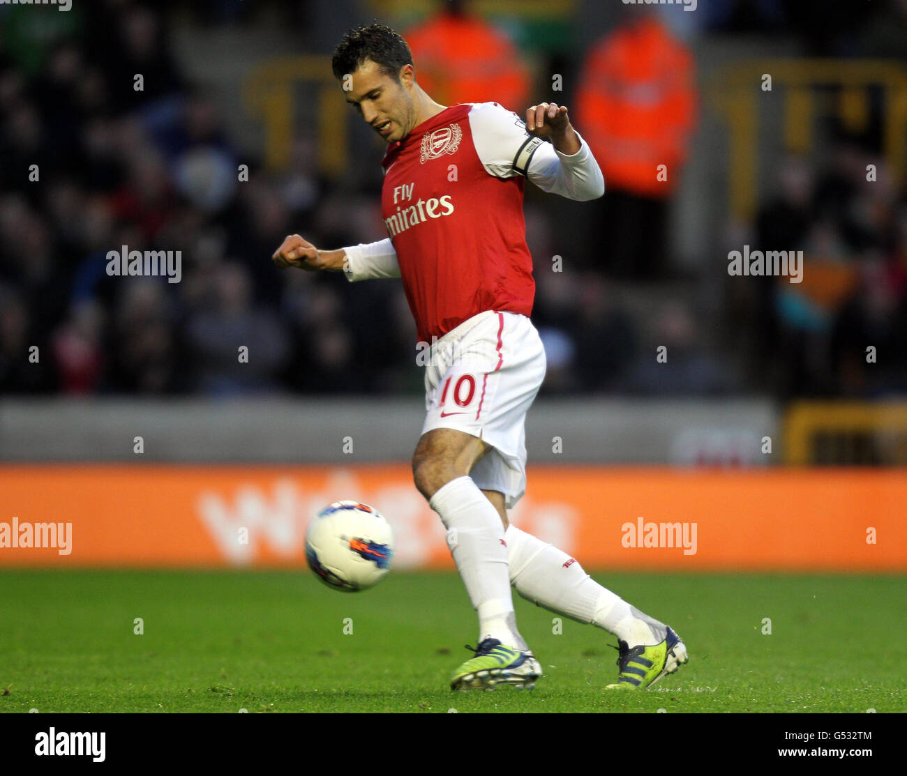 Soccer - Barclays Premier League - Wolverhampton Wanderers v Arsenal - Molineux Banque D'Images