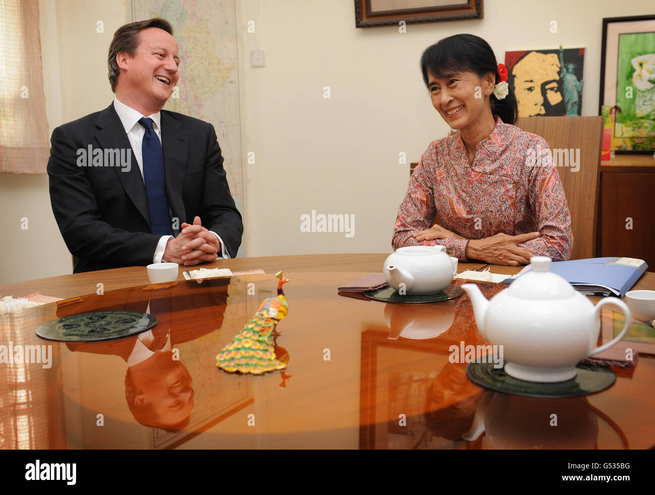 David Cameron visite au Japon et en Asie du Sud-Est - Jour quatre Banque D'Images